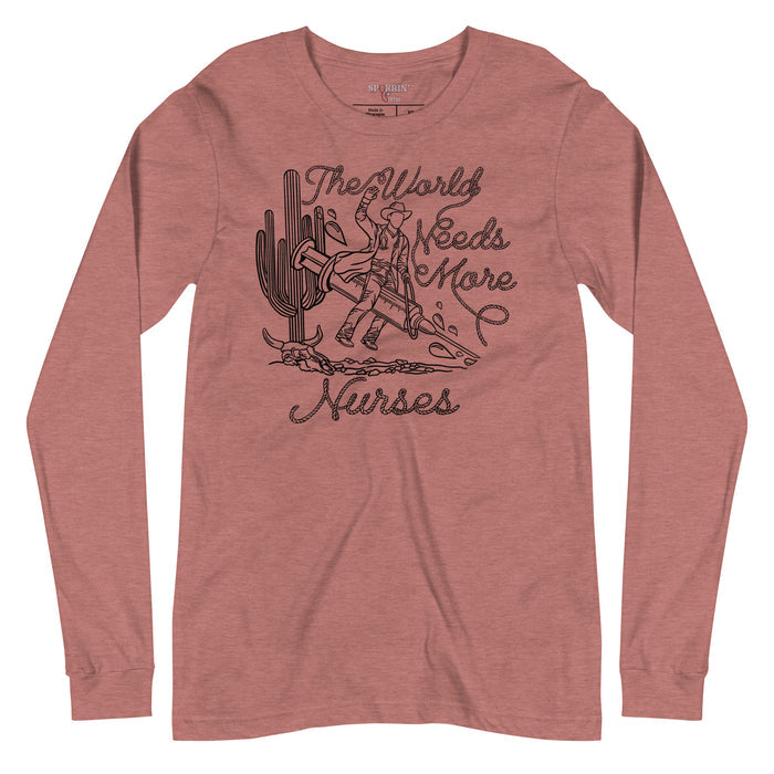 TWNM- Nurses Unisex Long Sleeve Tee Light Colors