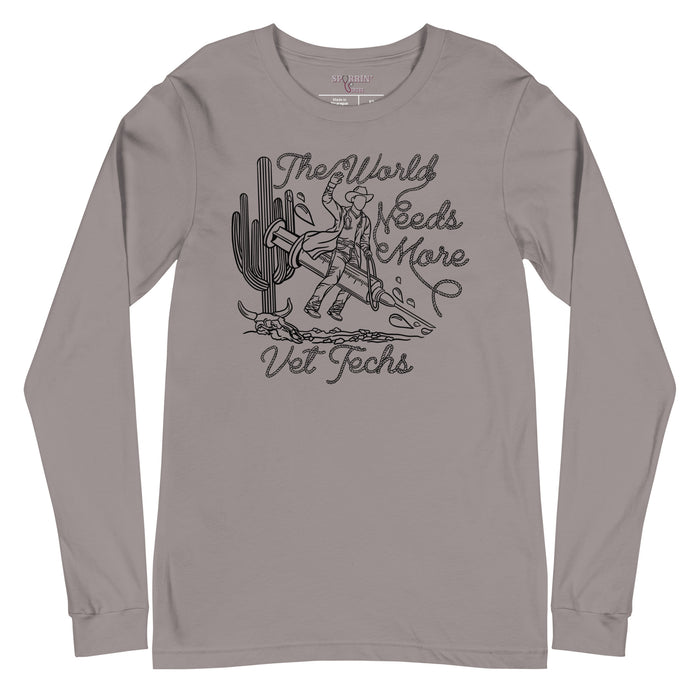TWNM- Vet Techs Unisex Long Sleeve Tee Light Colors