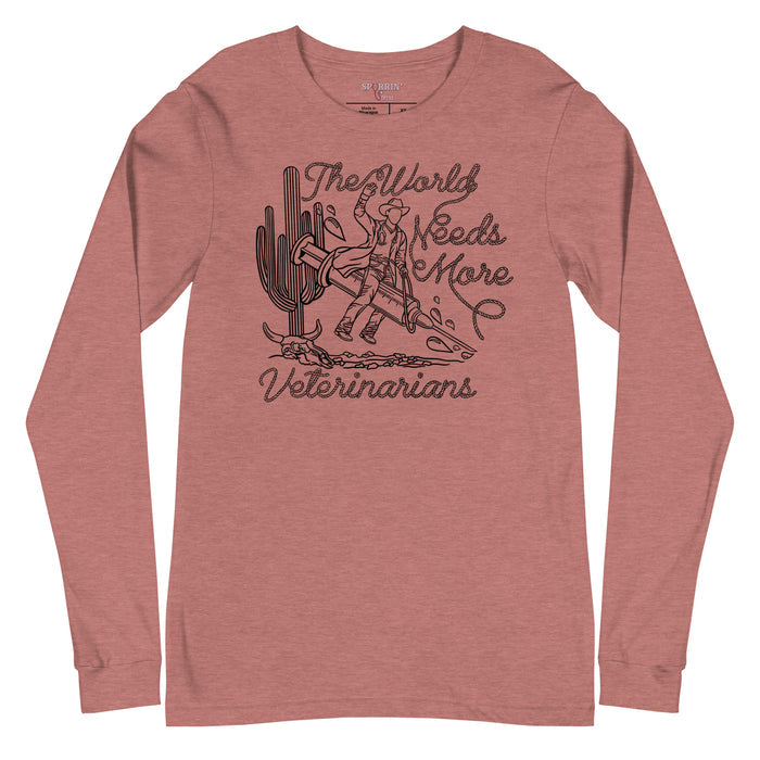 TWNM-Veterinarians Unisex Long Sleeve Tee Light Colors