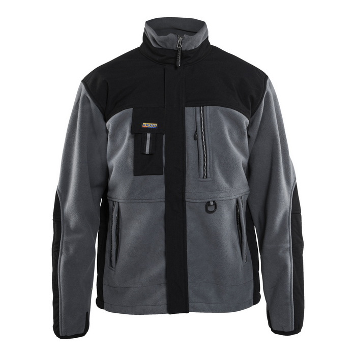 TWO FISTED FLEECE JACKET - 9499-Grey Black | Blaklader 48552520