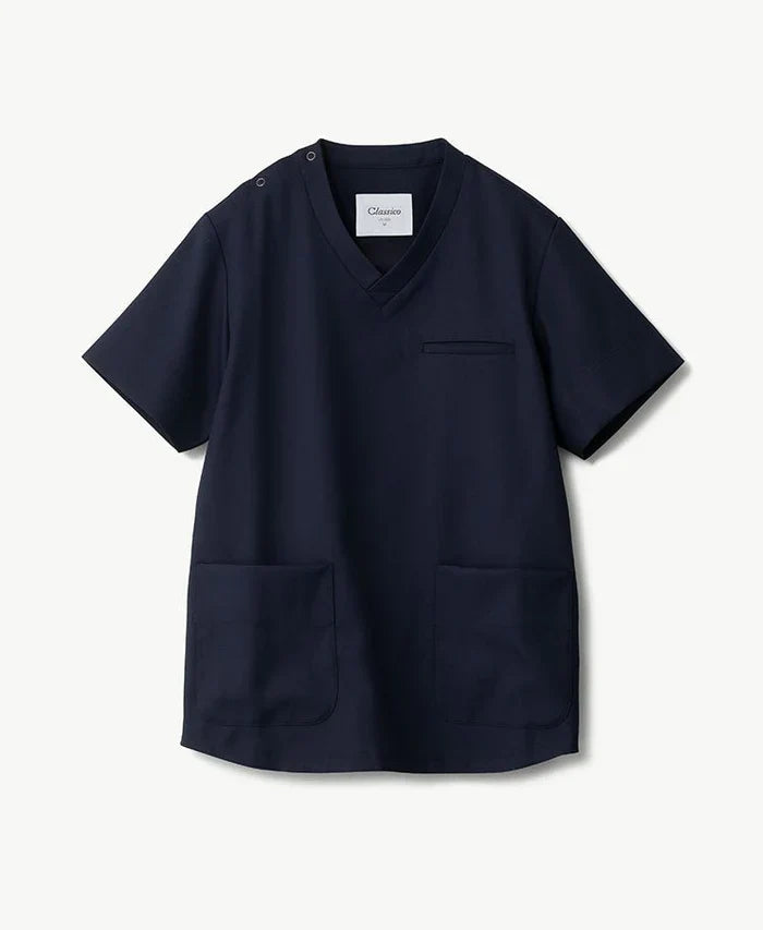 Unisex Japan Classico:Smooth touch scrub suit Tops