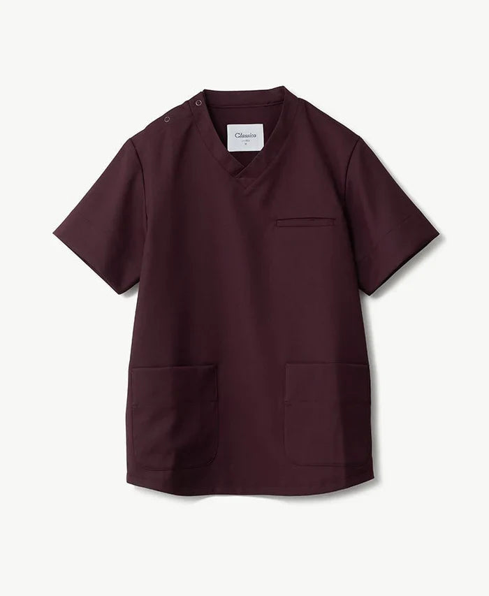 Unisex Japan Classico:Smooth touch scrub suit Tops