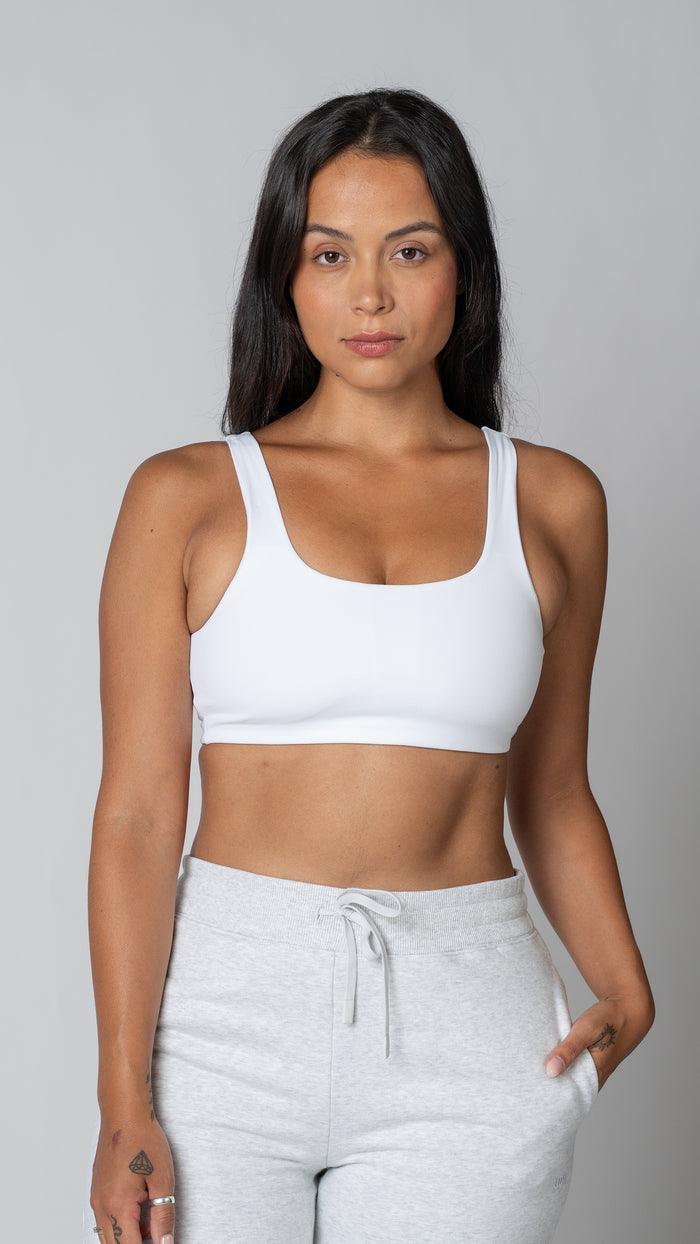 Unity Bra in White | Sports Bras | Tuff Collection