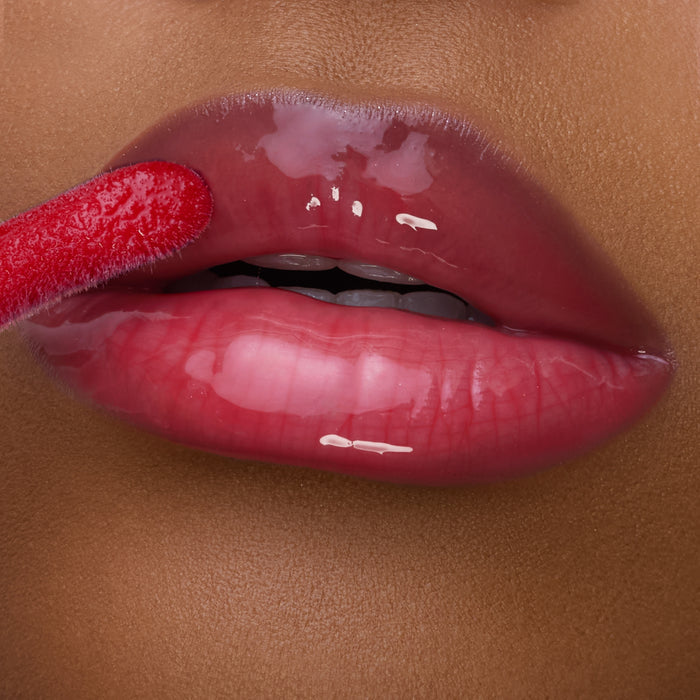 Velvet Rope | A Sheer Raspberry Red Lip Oil with a Glass Finish