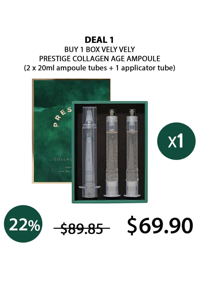 (BUY 1) VELY VELY PRESTIGE COLLAGEN AGE AMPOULE