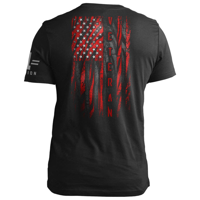 VETERAN Red Tiger American Flag