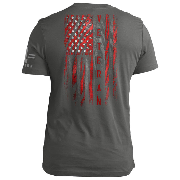VETERAN Red Tiger American Flag