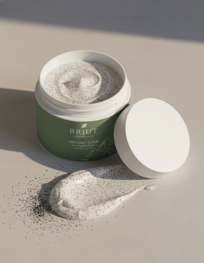 Briut Essentials Volcanic Glow Face & Body Scrub