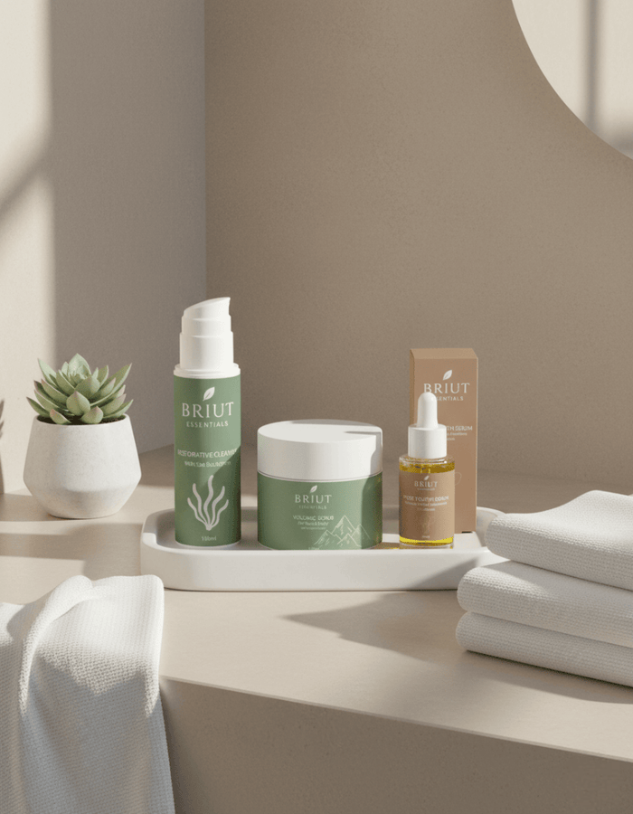 Briut Essentials Volcanic Glow Face & Body Scrub