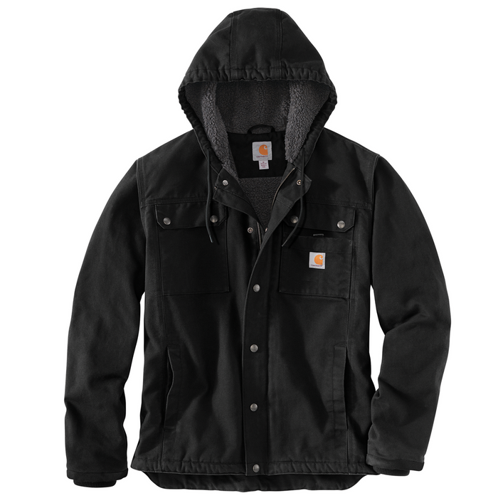 WASHED DUCK BARTLETT JACKET - BLK-Black | Carhartt 103826
