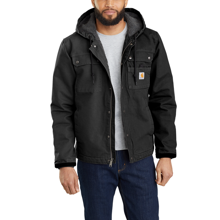 WASHED DUCK BARTLETT JACKET - BLK-Black | Carhartt 103826