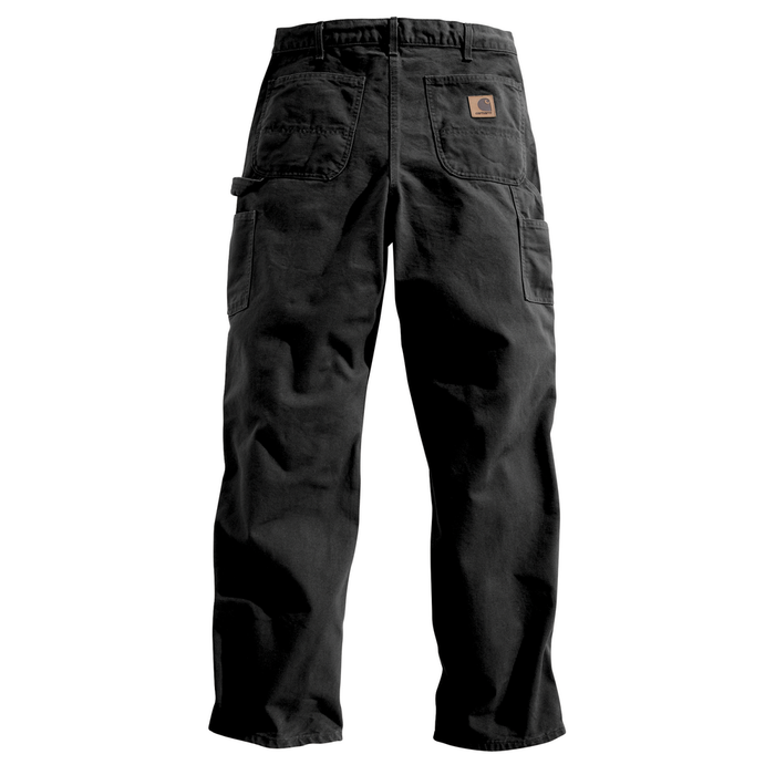 WASHED DUCK WORK DUNGAREE - BLK-Black | Carhartt B11