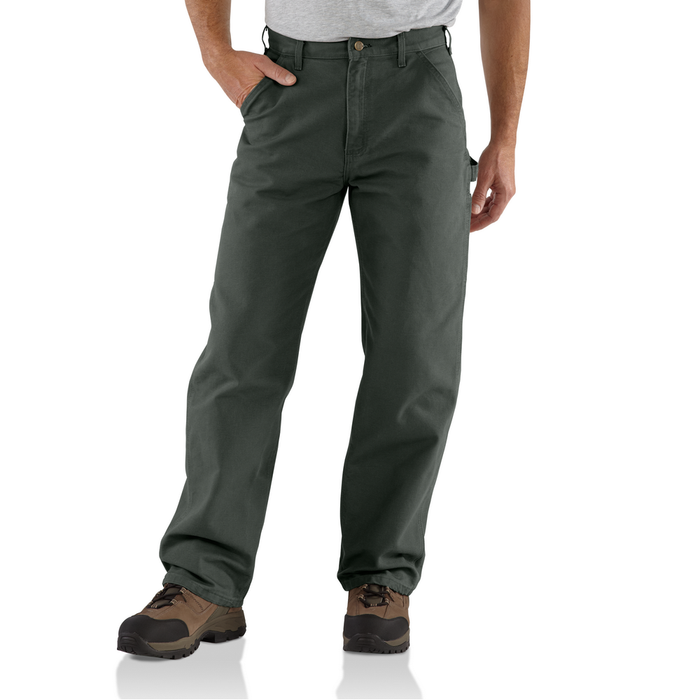 WASHED DUCK WORK DUNGAREE - MOS-Moss | Carhartt B11