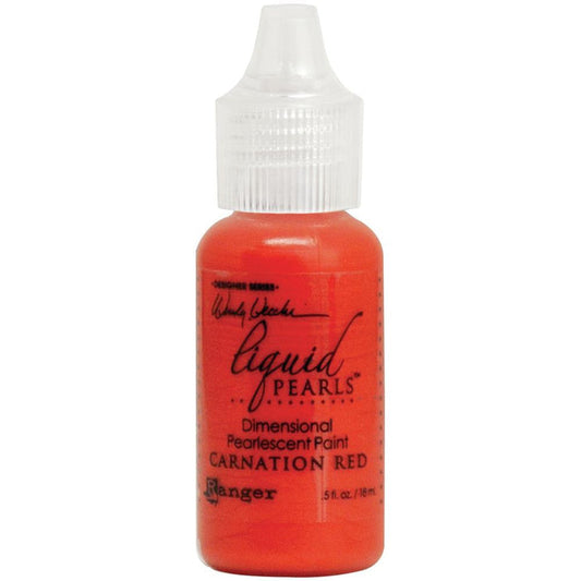 Wendy Vecchi - Make Art Liquid Pearls - .5oz - Variety of Colours.  Available Colours: Carnation Red, Cornflower Blue, Orange Blossom, Prickly Pear, Sunflower, Violet, Night Sky, Periwinkle, Petunia.