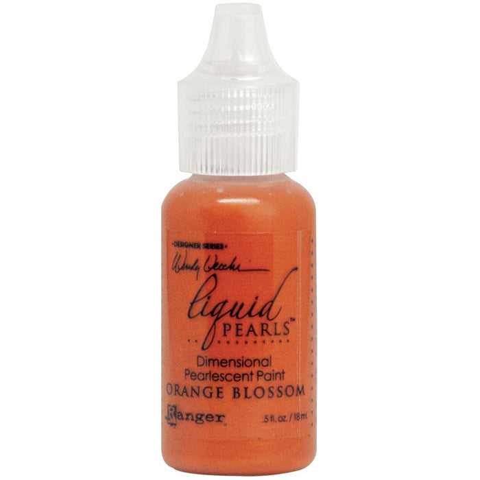 Wendy Vecchi - Make Art Liquid Pearls - .5oz - Orange Blossom. Available at Embellish Away in Bowmanville Ontario Canada.