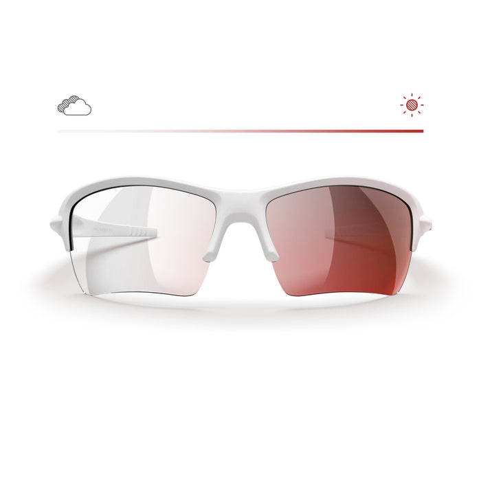 Single Vision / Solid Smoke / Red Mirror