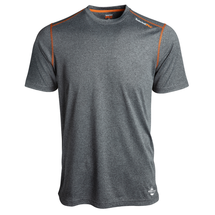 WICKING GOOD SPORT SHORT SLEEVE T-SHIRT - 052-Medium Grey Heather | Timberland PRO TB0A1P1Z