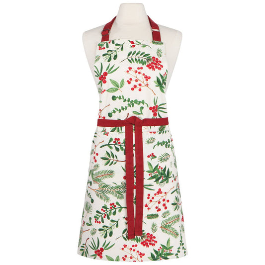 Winterberry Christmas Chef Apron