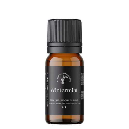 Bottle of Earth's Aromatique Wintermint Essential Oil Blend 5mL