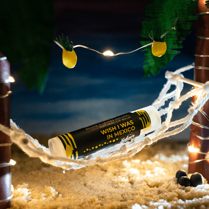 Wish I Was in Mexico lip balm in a hammock, jcolpittsphotography