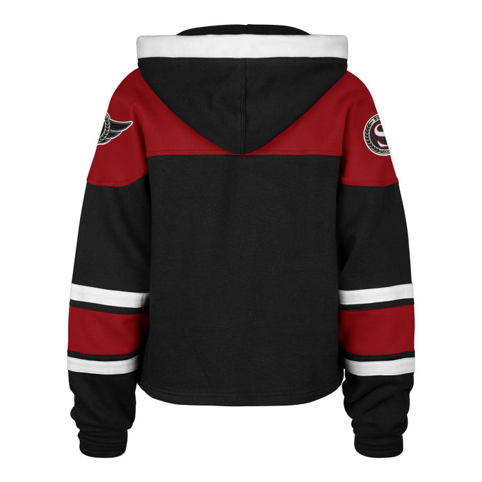 Women's Ottawa Senators Cropped '47 LACER Hoodie
