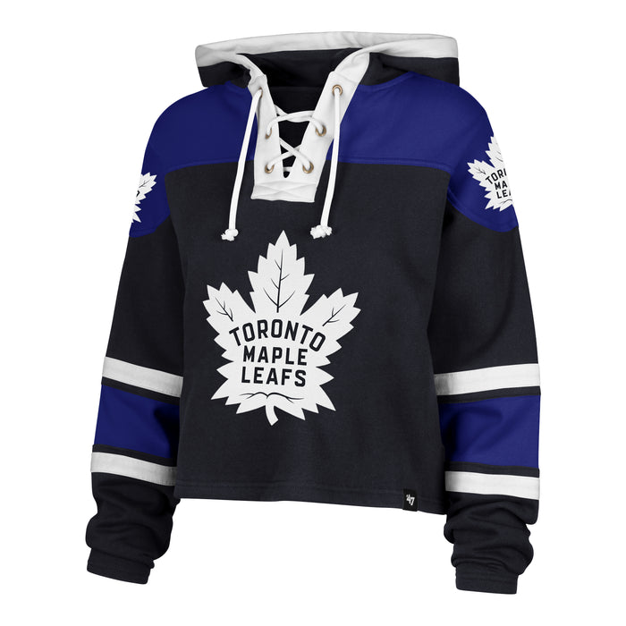 Women's Toronto Maple Leafs Cropped '47 LACER Hoodie