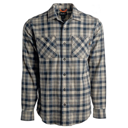 WOODFORT FLANNEL WORK SHIRT - AG1-Total Eclipse Littleton Plaid | Timberland PRO TB0A1V63