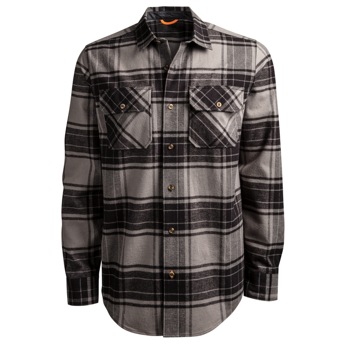 WOODFORT HEAVYWEIGHT FLANNEL SHIRT - X22-Pewter Bakers Field Plaid | Timberland PRO TB0A1V4K