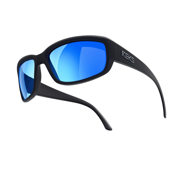 Single Vision / Solid Brown / Cobalt Blue Mirror
