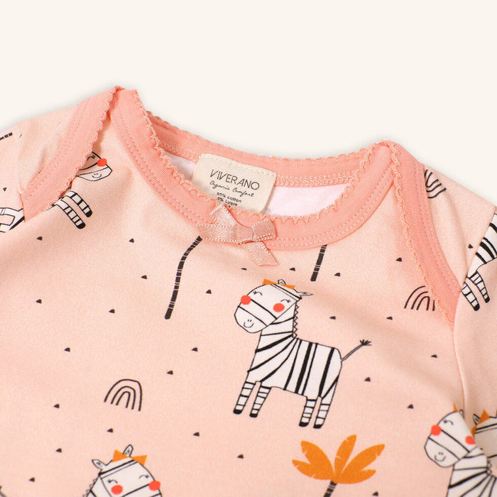 Zebra Baby Sleep Gown (Organic Cotton)